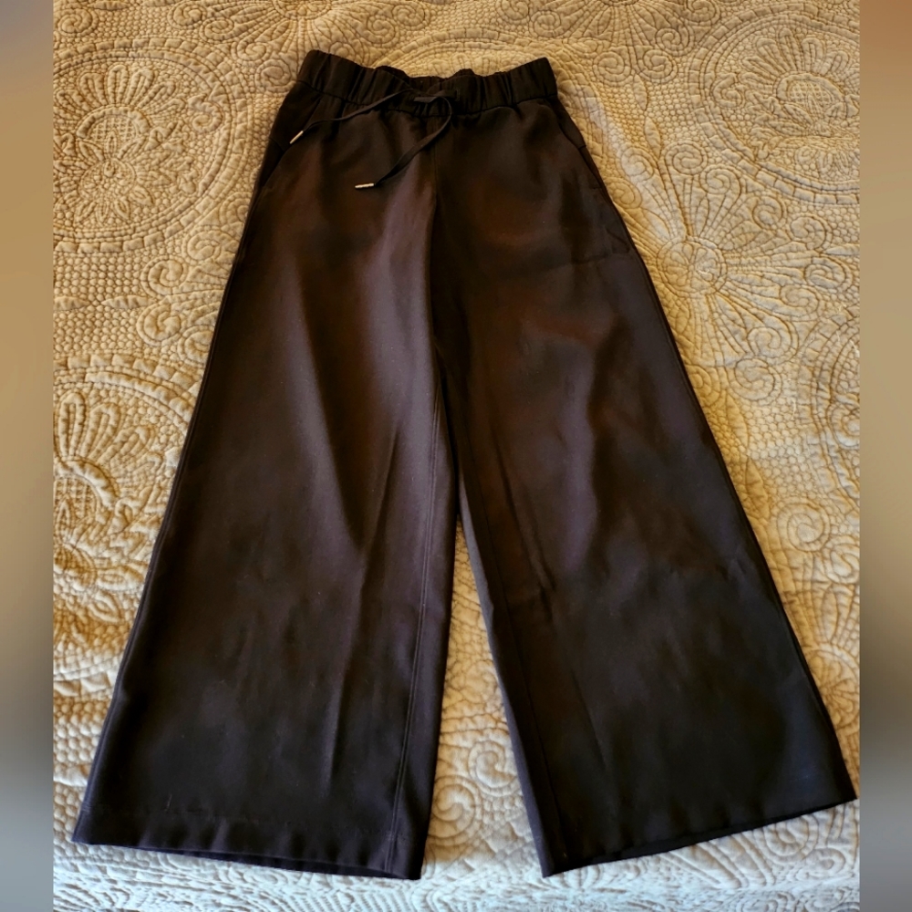 lululemon athletica Black Wide Leg Pants